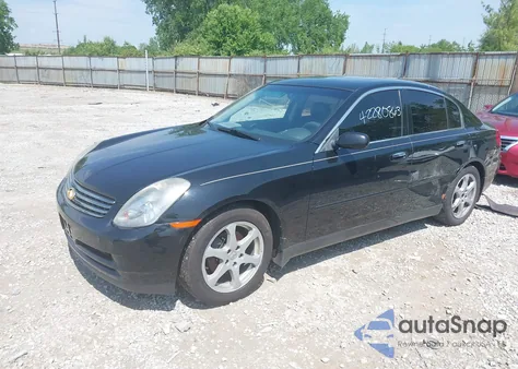 2003 Infiniti G35 Luxury Leather from USA, damaged, VIN JNKCV51E13M335169